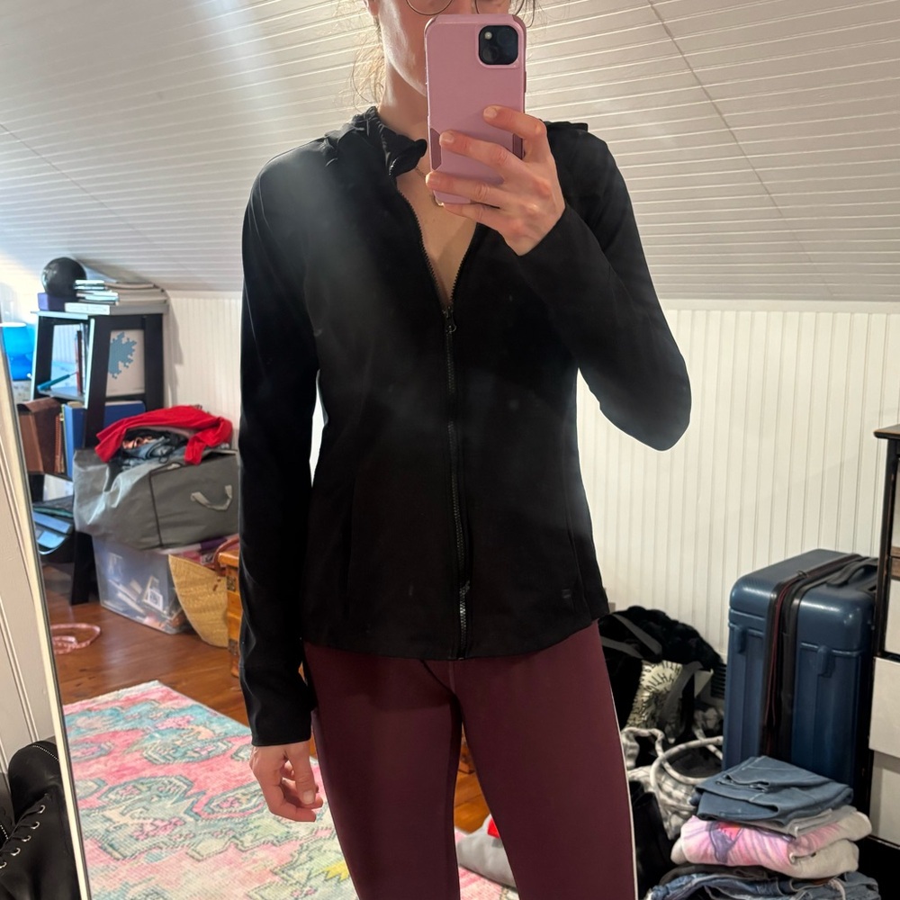Women's zip up athletic jacket